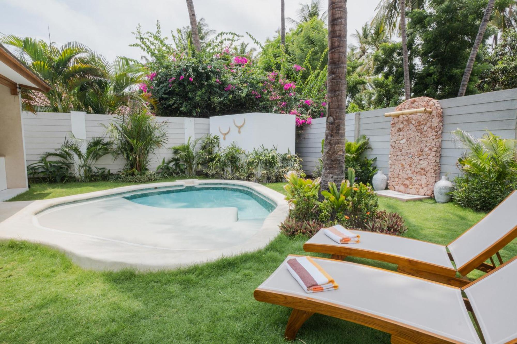 Gili Boho Villas - Aesthetic Private Pool Villas กีลีตราวางัน ภายนอก รูปภาพ