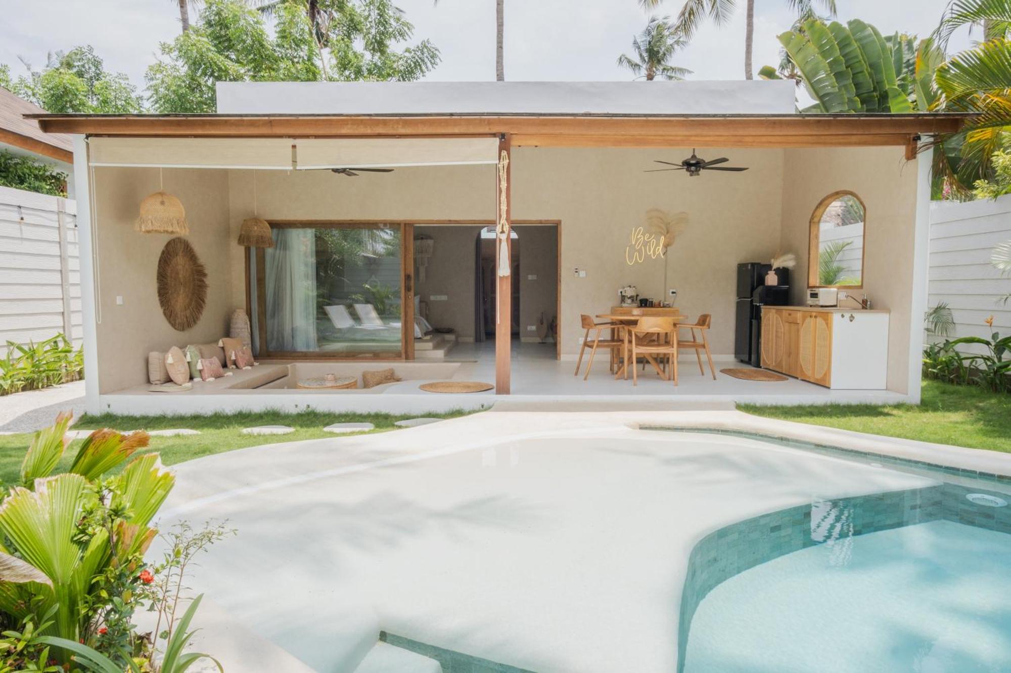 Gili Boho Villas - Aesthetic Private Pool Villas กีลีตราวางัน ภายนอก รูปภาพ