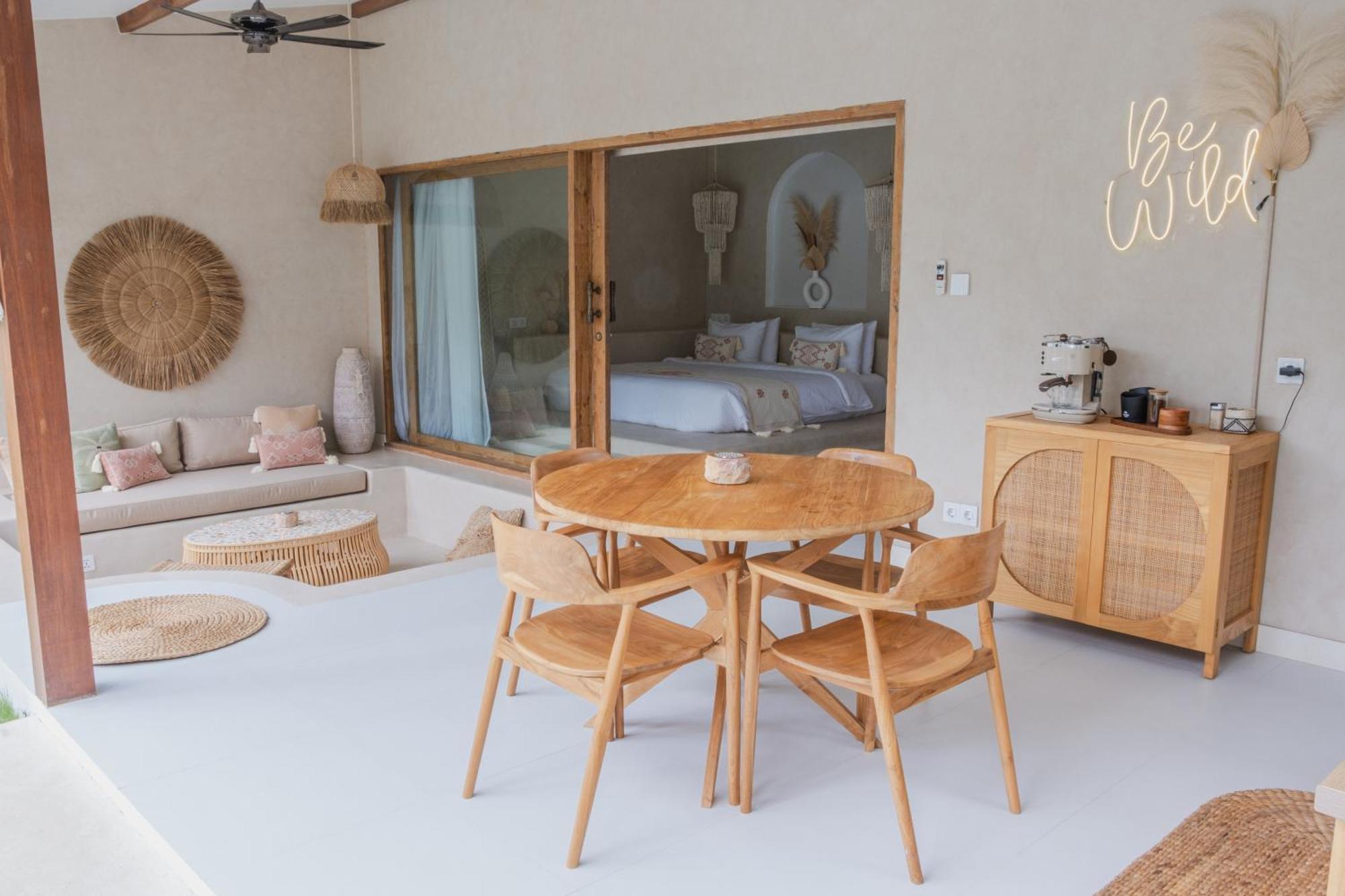 Gili Boho Villas - Aesthetic Private Pool Villas กีลีตราวางัน ภายนอก รูปภาพ
