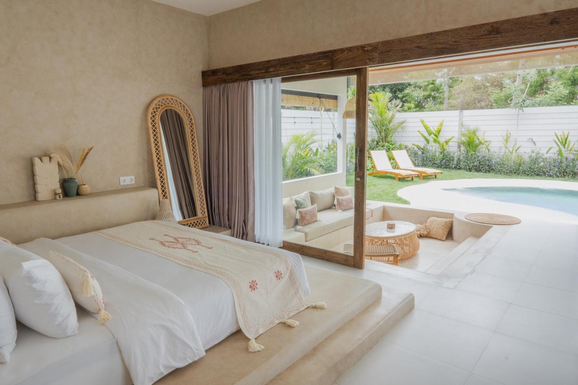 Gili Boho Villas - Aesthetic Private Pool Villas กีลีตราวางัน ภายนอก รูปภาพ