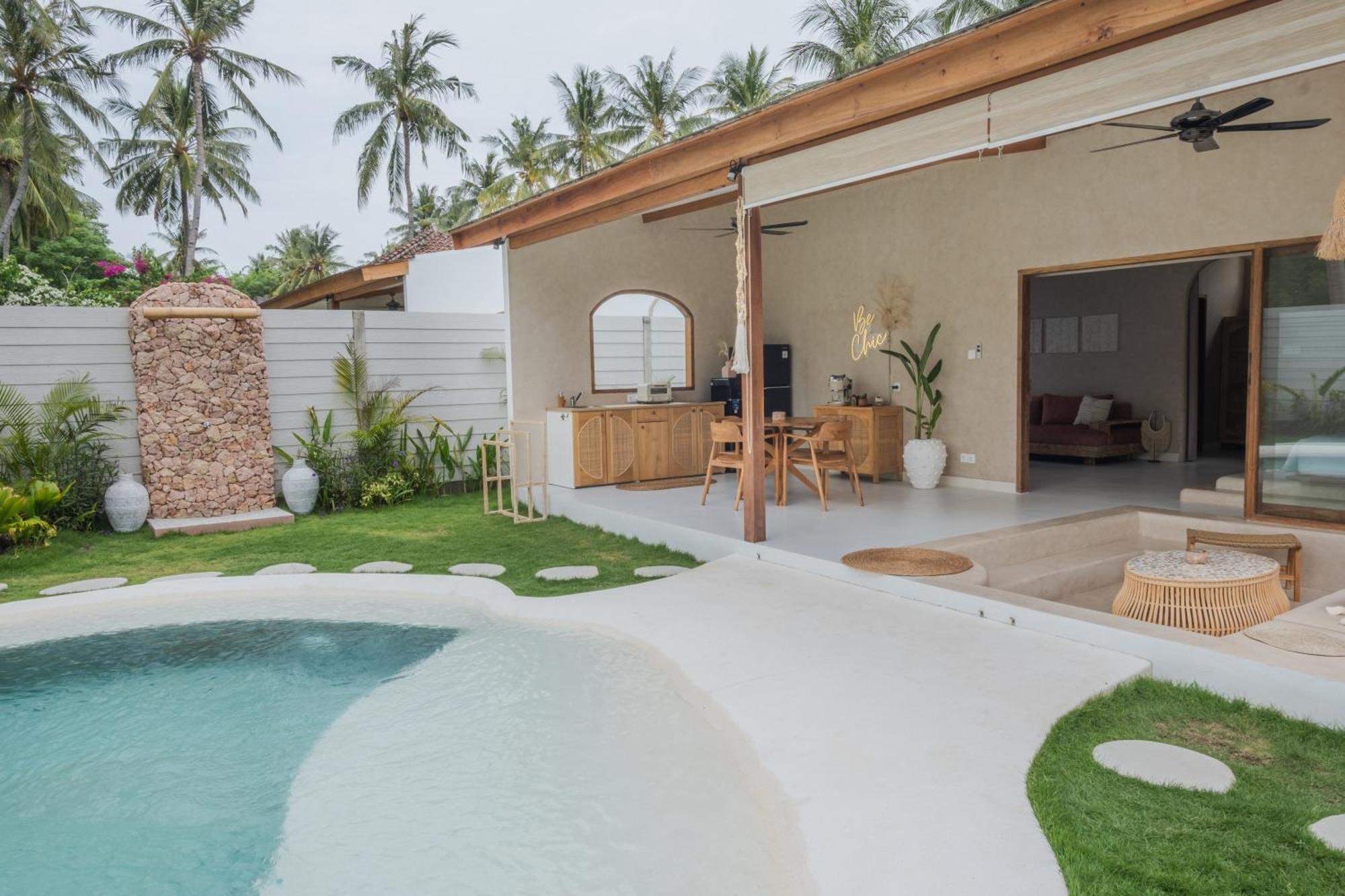 Gili Boho Villas - Aesthetic Private Pool Villas กีลีตราวางัน ภายนอก รูปภาพ